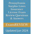 Pennsylvania Surplus Lines Insurance License Exam Review Questions & Answers