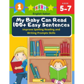 My Baby Can Read 100+ Easy Sentences Improve Spelling Reading And Writing Prompts Skills English Italian: 1st basic vocabulary with complete Dolch Sig