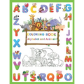 Coloring Book Alphabet and Animals: Supper funny Preschool Coloring Book of Alphabet and animals. Fun with Letters, Shapes, Colors Amazing Animal and