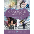 Grayscale Fantasy Coloring Collection: 100 Designs