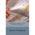 Business English Test & Needs Analysis: Testing and assessing levels in English