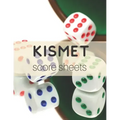Kismet Score Sheets: 120 Kismet Score Pads, Kismet Dice Game Score Book, Kismet Part Supplies