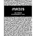 Mazes - 100 mazes intermediate level: Maze book for adults