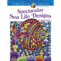 Creative Haven Spectacular Sea Life Designs Coloring Book