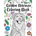 Golden Retriever Coloring Book: Adult Coloring Book, Dog Lover Gifts, Floral Mandala Coloring Pages, Animal Kingdom, Dog Mom, Pet Owner Gift