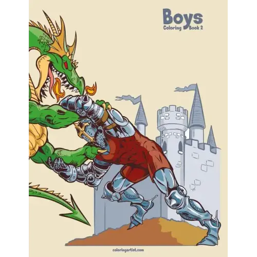 Boys Coloring Book 2