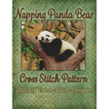 Napping Panda Bear Cross Stitch Pattern