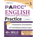 PARCC Test Prep: Grade 3 English Language Arts Literacy (ELA) Practice Workbook and Full-length Online Assessments: PARCC Study Guide