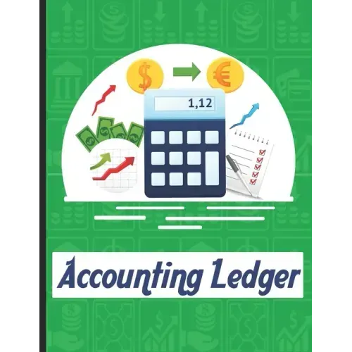 accounting ledgers for bookkeeping: Accounting General Ledge, sustained and long lasting tracking and record keeping Size:8.5"x11" in 100