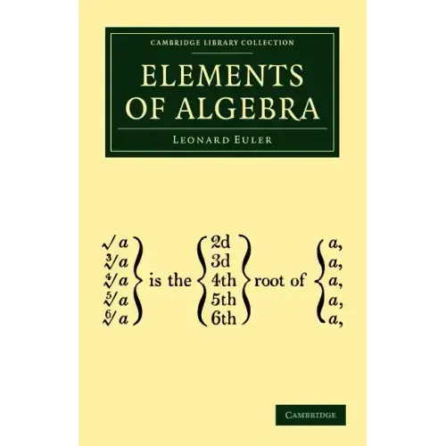 Elements of Algebra