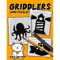 Griddlers Logic Puzzles Black and White: Nonogram Puzzle Book for Adults, Hanjie Picross Book, Gift for Brain Teaser Lovers