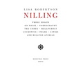 Nilling: Prose Essays on Noise, Pornography, the Codex, Melancholy, Lucretiun, Folds, Cities and Related Aporias
