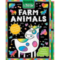 Scratch and Draw Farm Animals