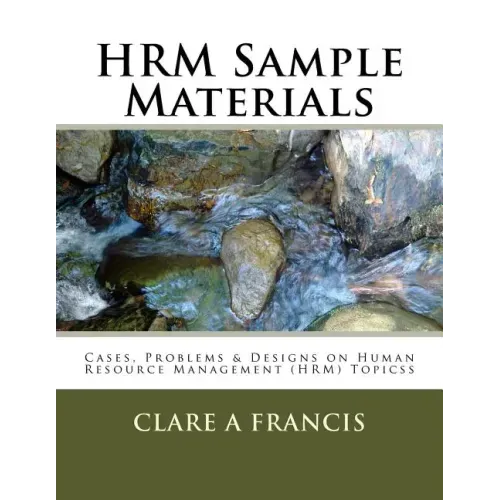 HRM Sample Materials: Cases, Problems & Designs on Human Resource Management (HRM) Topics