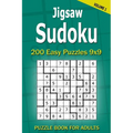 Jigsaw Sudoku Puzzle Book for Adults: 200 Easy Puzzles 9x9 (Volume 1)