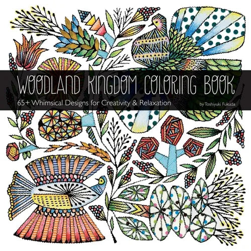 Woodland Kingdom Coloring Book: 65+ Whimsical Designs for Creativity & Relaxation