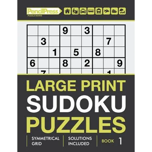 Large Print Sudoku Puzzles Book 1