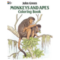Monkeys and Apes Coloring Book