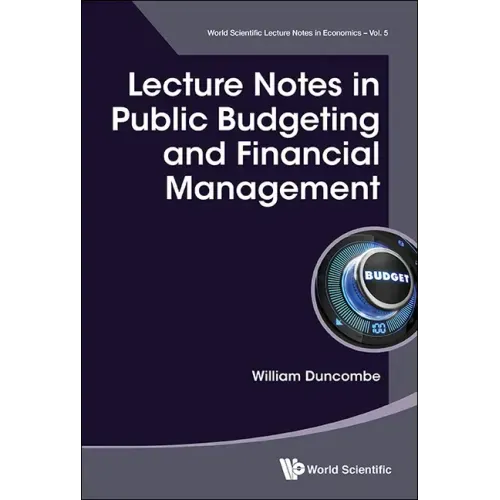 Lecture Notes in Public Budgeting and Financial Management