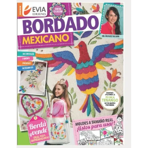 Bordado Mexicano 1: decohogar y accesorios