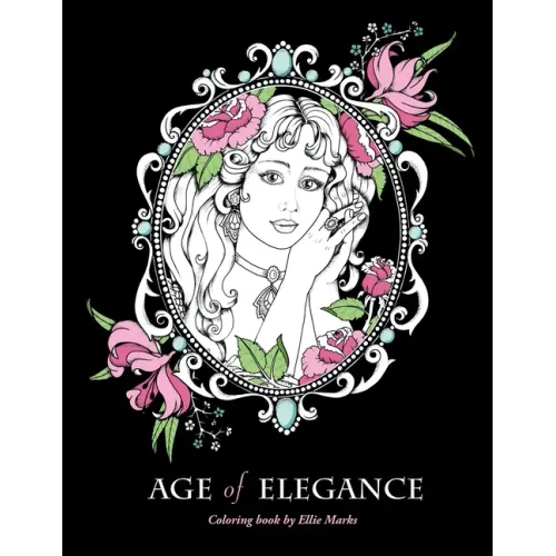 Age of Elegance: Coloring book by Ellie Marks
