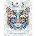 Cats Coloring Book: An Adult Coloring Book of 40 Detailed and Ornate Cat Designs for Grown-Ups and Adults