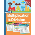 Multiplication & Division Workbook: Math Grade 3-5 with Key Answers
