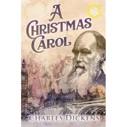 A Christmas Carol (Large Print, Annotated)