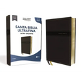 Nvi, Santa Biblia, Revisión 2022, Ultrafina, Letra Gigante, Leathersoft, Negro, Palabras de Jesús En Rojo, Comfort Print
