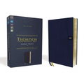Niv, Thompson Chain-Reference Bible, Large Print, Leathersoft, Navy, Red Letter, Comfort Print
