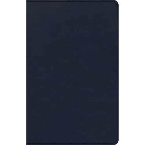CSB Single-Column Personal Size Bible, Navy Leathertouch