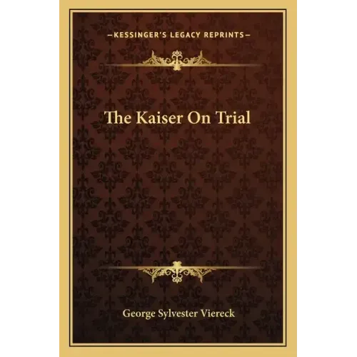 The Kaiser on Trial