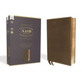 Nasb, Single-Column Reference Bible, Leathersoft, Brown, 1995 Text, Comfort Print
