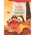 Happy Thanksgiving Coloring Book For Adults: Simple & Easy Thanksgiving Autumn Coloring Book for Adults Featuring Beautiful Autumn Scenes, Charming An