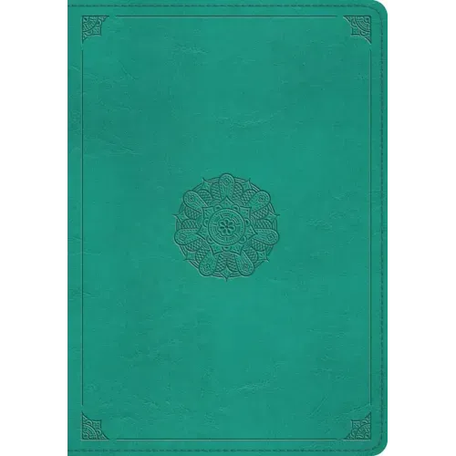 ESV Study Bible (Trutone, Turquoise, Emblem Design)