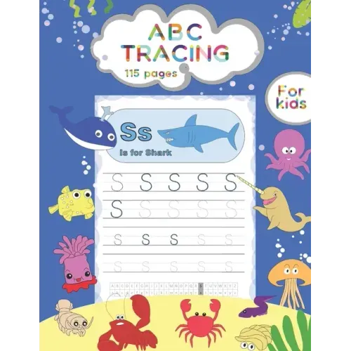 ABC TRACING For kids: Sea Animals Tracing and Coloring book
