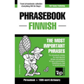 English-Finnish phrasebook and 1500-word dictionary