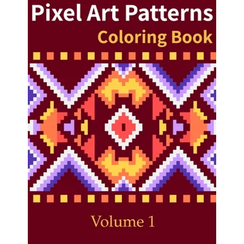 Pixel Art Patterns Coloring Book