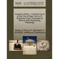 Chestnut (Otis) V. Criminal Court of the City of New York U.S. Supreme Court Transcript of Record with Supporting Pleadings