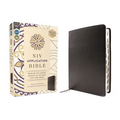 NIV Application Bible, European Bonded Leather, Black, Red Letter, Thumb Indexed, Comfort Print: Bringing the Ancient Message of the Bible Into Your W