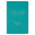 KJV Bible Gift Faux Leather, Teal