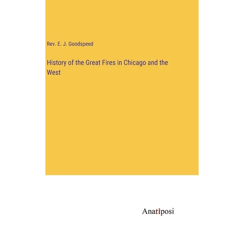 History of the Great Fires in Chicago and the West