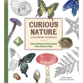 Curious Nature Coloring Journal: Color and Discover Fascinating Flora, Fauna & Fungi