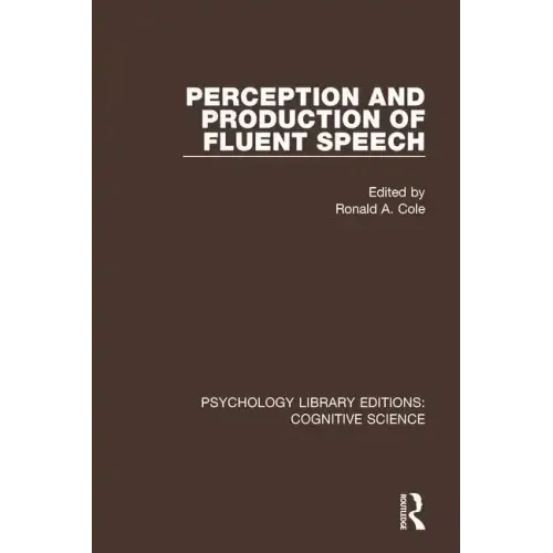 Perception and Production of Fluent Speech