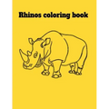 Rhinos coloring book