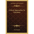 Critical Approaches to Literature