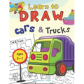 Cars & Trucks Learn To Draw Book For Kids Ages 5-7