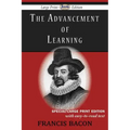 The Advancement of Learning (Large Print Edition)