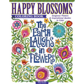 Happy Blossoms Coloring Book: Gorgeous Flowers & Inspirational Quotes to Color
