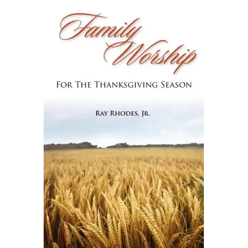Family Worship for the Thanksgiving Season
